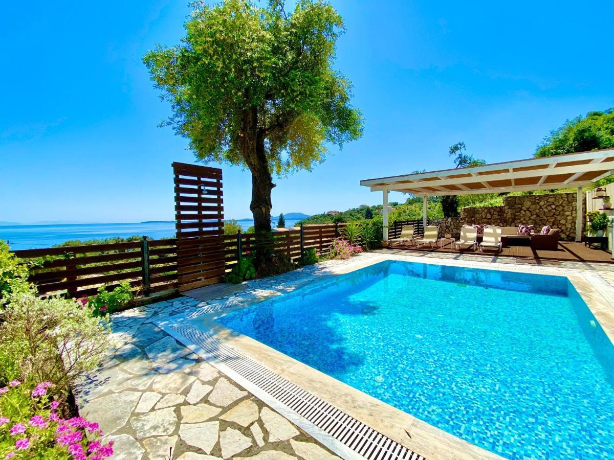 Villa Barbati Dream With Private Pool By Dadovillas Pyrgi  Exterior foto